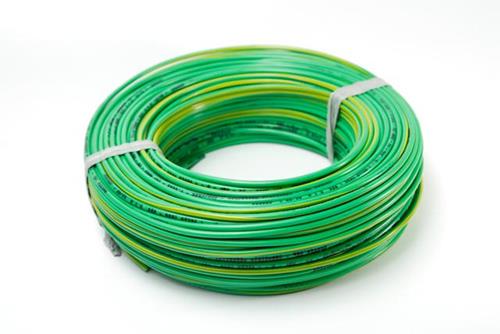 CABLE UNIPOLAR NORMALIZADO 1 X 2,5 MM. VERDE-AMARILLO (ROLLO X 100 M.)