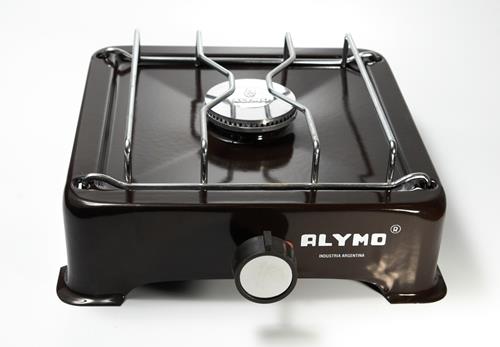 ANAFE ENLOZADO ALYMO DE 2 HORNALLAS PARA GAS NATURAL FRONTAL