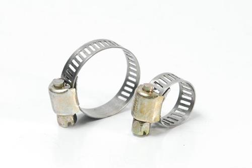 ABRAZADERA CARBIZ DE ACERO INOX. DE 6 A 16MM. NO 402, FLEJE 8MM.