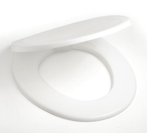 ASIENTO PARA INODORO LINEA FLORENCIA MONKOTO BLANCO INYECTADO