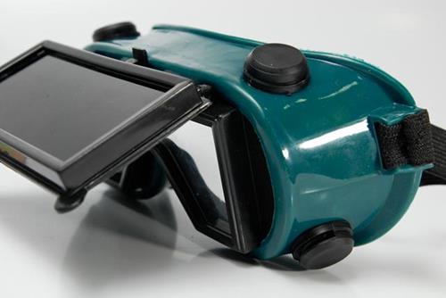 ANTIPARRA PARA SOLDADURA NAZKA RECTANGULAR VISOR LEVADIZO