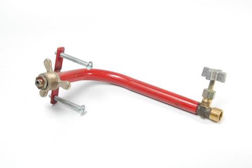 BARRAL GAS CORTO CON LLAVE PARA 10 KG.