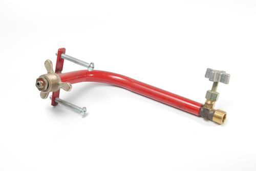 BARRAL GAS CORTO CON LLAVE PARA 10 KG.