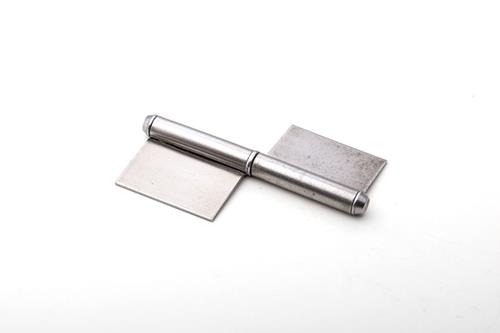 BISAGRA FICHA DE HIERRO PUL. TALADRO DE 80X20X1,25, IZQUIERDA