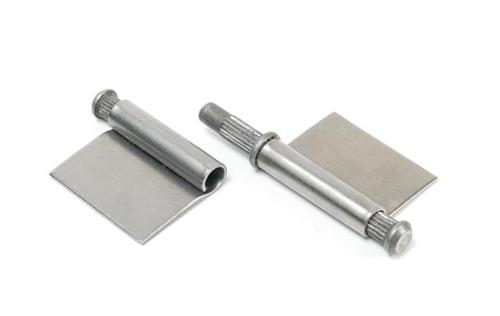 BISAGRA FICHA DE HIERRO PUL. P/HERRERO DE 80X20X1,25 REVERSIBLE (4008)