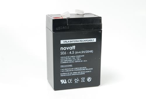 BATERÍA 6 V. 4.5 AH.PARA LUZ DE EMERGENCIA