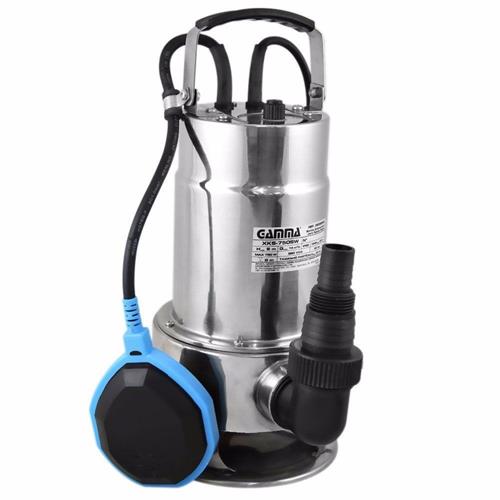 BOMBA SUMERGIBLE GAMMA  AC. INOX.  AGUA SUCIA 3/4 HP.ART. 3201