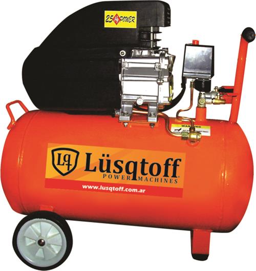 COMPRESOR LUSQTOFF 2,5 HP TANQUE DE 50 LITROS
