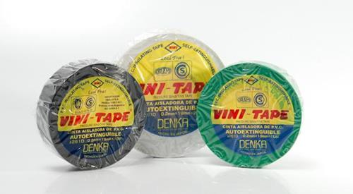 CINTA AISLADORA PLÁSTICA VINI TAPE DE 10 M. GRIS (O. JAPÓN)