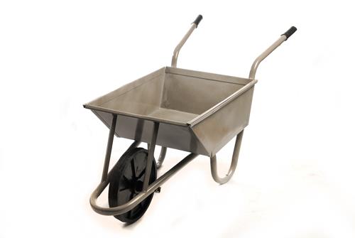 CARRETILLA DE CHAPA 60 L. RUEDA MACIZA H.B.