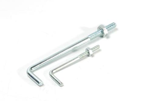 CLAVO EL ESCUERZO ESCUADRA GALV. CON TUERCA DE 3/16X60 (50 U.)