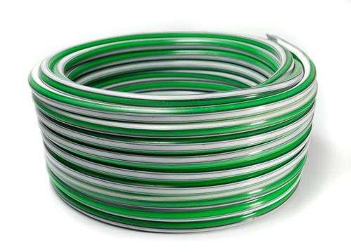 CAÑO PARA RIEGO D.S.A SUPER REFORZ.MULTICOLOR DE 1/2(ROLLO X 25 M.)