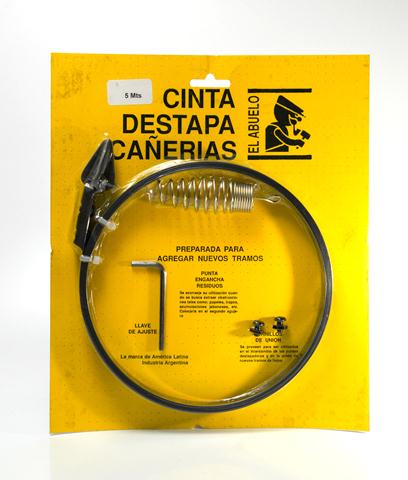 CINTA DESTAPA CAÑERIAS METÁLICA EL ABUELO DE 15 M.