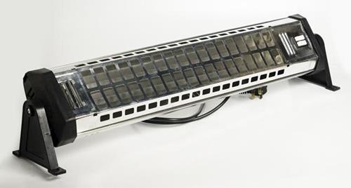 CALEFACTOR A CUARZO HORIZONTAL METÁLICO DE 1200 W. (CAJA)