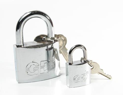 CANDADO DE HIERRO CILINDRO BRONCE DE 40 MM. (O. CHINA)