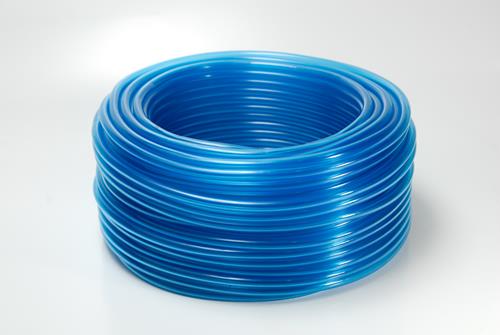 CAÑO PARA HIDROCARBURO PLASTIRRABIT AZUL DE 5MM.X8MM. (ROLLO X 50 M.)