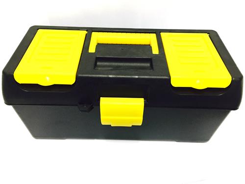 CAJA PLÁSTICA P/HERRAMIENTAS TAPA ALTA C/BANDEJA Y GAVETERO 16