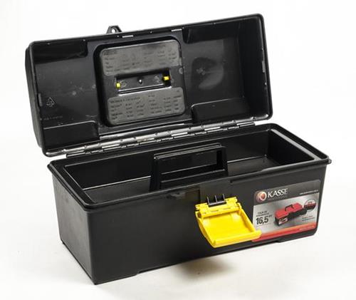 CAJA PLÁSTICA P/HERRAMIENTAS TAPA BAJA C/BANDEJA 13