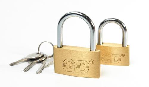 CANDADO DE BRONCE LIVIANO DE 40 MM. (O. CHINA)