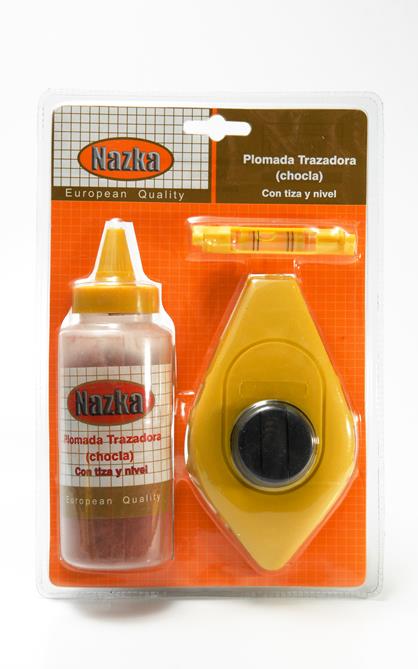 CHALK LINE CON NIVEL Y TIZA DE REPUESTO (CHOCLA)(O. CHINA)