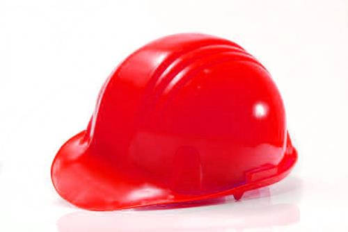 CASCO L&R DE POLIETILENO, ROJO