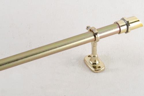 CAÑO DE METAL COLOR ORO PARA CORTINAS DE 5/8 X 250CM. EN KIT