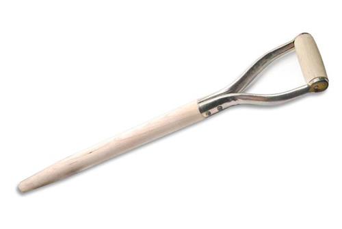 CABO DE MADERA PARA PALA DE 70 CM. EMPUÑADURA METÁLICA