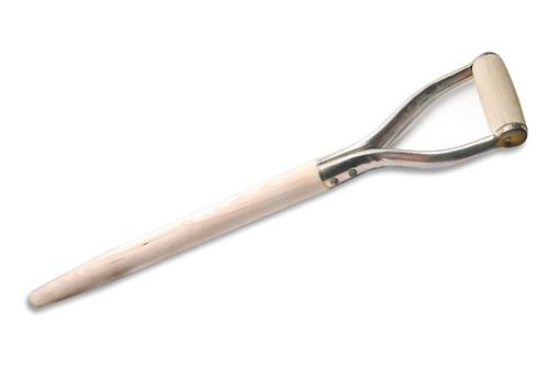 CABO DE MADERA PARA PALA DE 70 CM. EMPUÑADURA METÁLICA