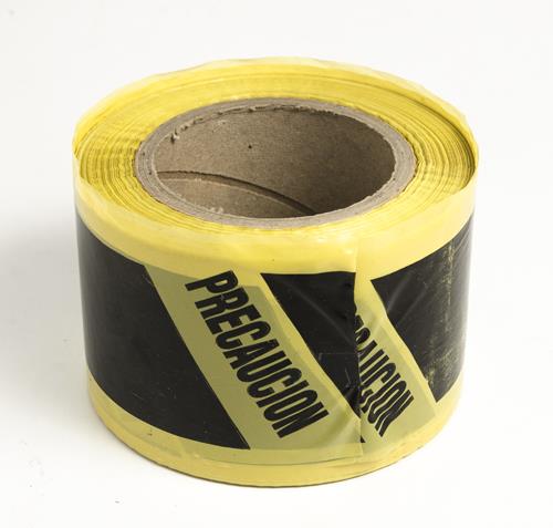 CINTA PRECAUCIÓN DE 8 CM. (ROLLO X 100 M.)