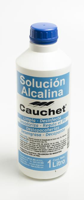 CAUCHET SOLUCION ALCALINA  X 1 LT. (CONT. S.CAUS.)