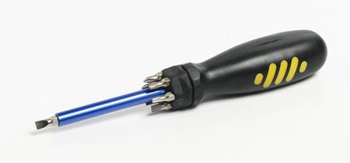 DESTORNILLADOR NEON X 8 PIEZAS (7 PUNTAS) CON IMAN TELESCOPICO