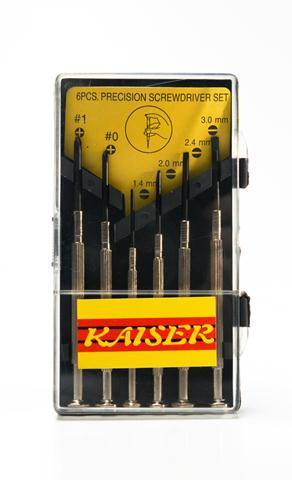 DESTORNILLADOR DE PRECISIÓN (RELOJERO) JUEGO X 6 PIEZAS