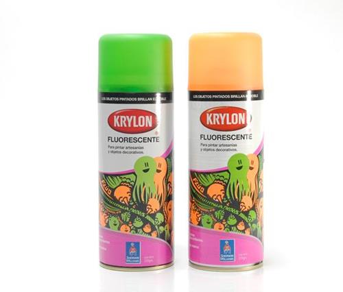 ESMALTE KRYLON AEROSOL X 312 G. FLUORESCENTE NARANJA (CAJA CERRADA)