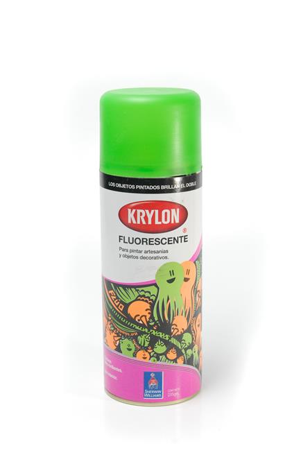 ESMALTE KRYLON AEROSOL X 312 G. FLUORESCENTE VERDE