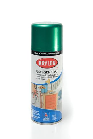 ESMALTE KRYLON AEROSOL X 284 G. METALIZADO VERDE (CAJA CERRADA)