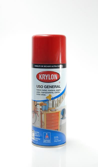 ESMALTE KRYLON AEROSOL X 340 G. ROJO