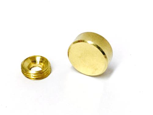 EMBELLECEDOR ESCONDE TORNILLOS BRONCE PLATIL 14 MM.