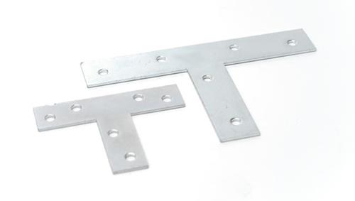 ESCUADRA T ZINCADA S.C. DE 120 X 73 MM.