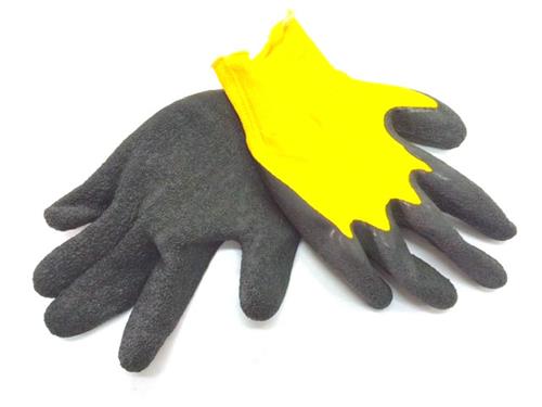 GUANTE DE LATEX CON PUÑO ELASTIZADO DORSO VENTILADO (EL PAR)