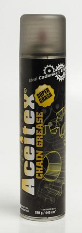 GRASA CADENA MOTOS ACEITEX CHAIN GREASE AEROSOL X 440 CM3.