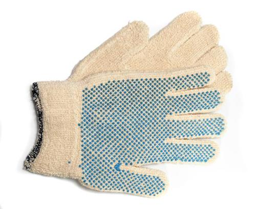 GUANTE TEJIDO DE TERRYCLOTH PALMA MOTEADA (EL PAR)