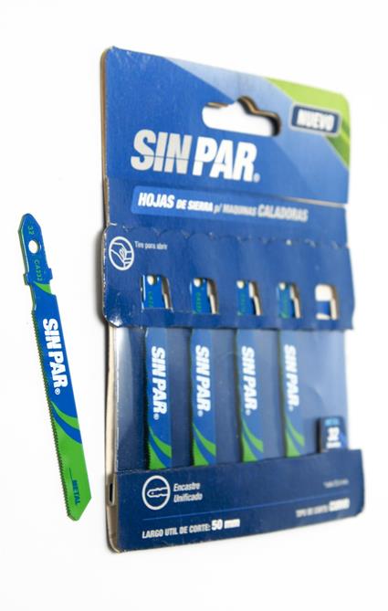 HOJA BIMETÁLICA P/CALADORA ENC.BOSCH SIN PAR BS105 (BLISTER X 5U.)