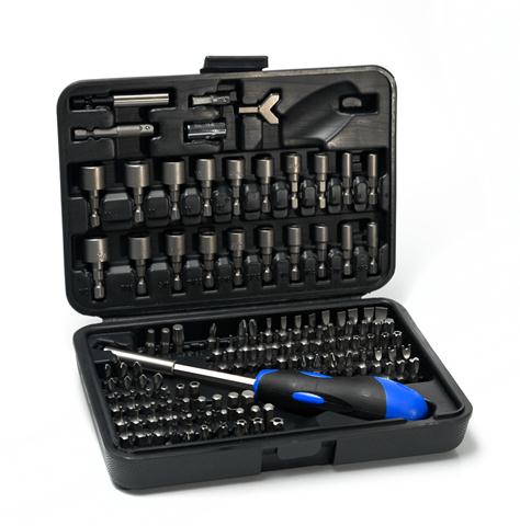 JUEGO DE BITS EXTRAPOL ENCASTRE 1/4 X 122 PZAS MM. (O.CHINA)