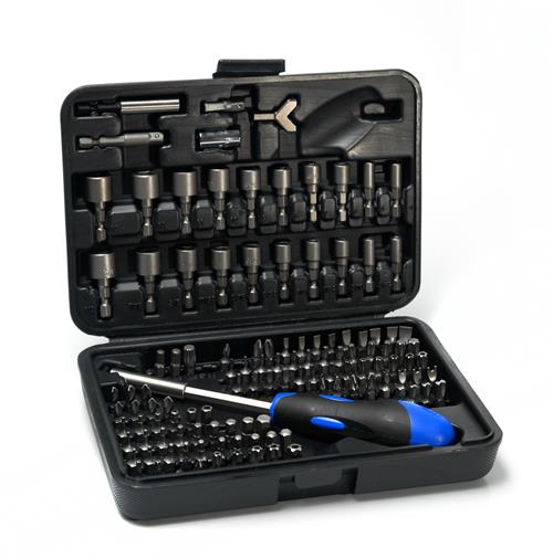 JUEGO DE BITS EXTRAPOL ENCASTRE 1/4 X 122 PZAS MM. (O.CHINA)