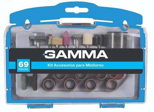 KIT DE ACCESORIOS PARA MINITORNO GAMMA DE 69 PIEZAS