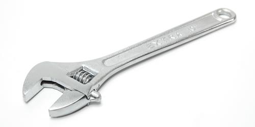 LLAVE AJUSTABLE CROMADA DE 6 (O. CHINA)