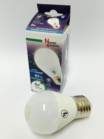 LAMPARA LED GOTA MIGNON 6 W. CALIDA E14