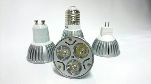 LAMPARA LED T/DICROICA MR-16 3 W. FRIA (BIPIN)