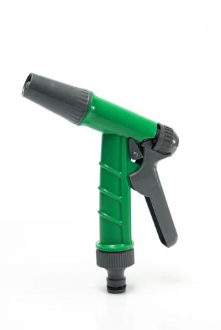 LANZA PLÁSTICA PARA RIEGO TIPO PISTOLA REFORZADA P/ACOPLE RÁPIDO (O.CHINA)