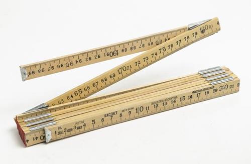 METRO RACORT DE MADERA DOBLE